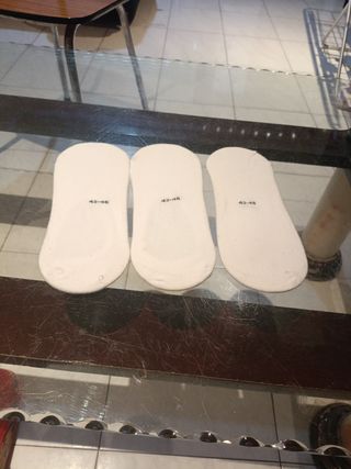 Calcetines blancos tobilleros