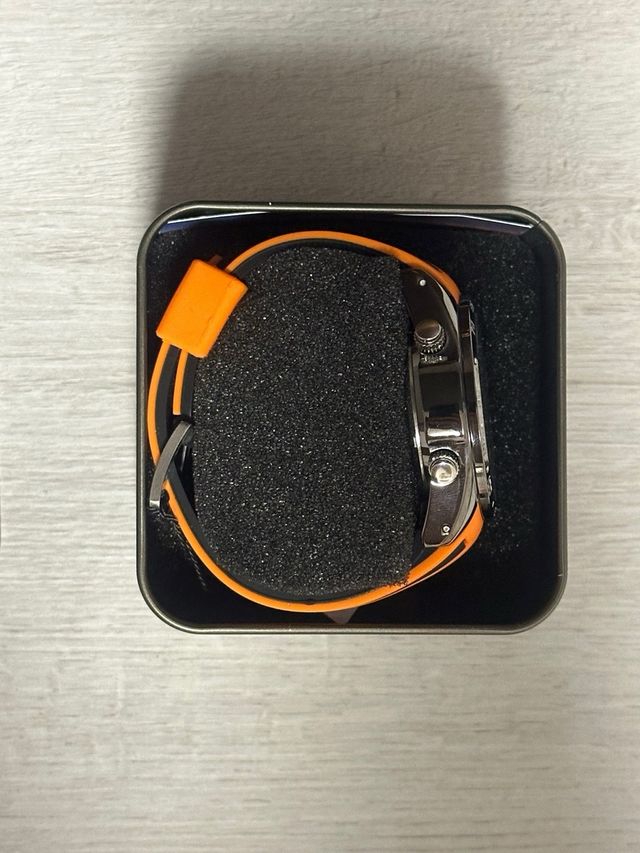 Reloj Dual Time Sport Naranja