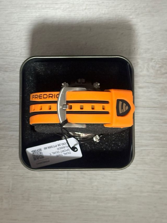 Reloj Dual Time Sport Naranja