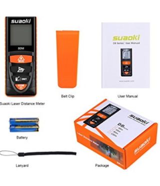 ◆NUEVO◆  Medidor Laser Suaoki (40, 60 o 80 m)