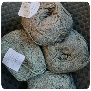 Lote 4 ovillos Palomita Casasol Gris Oscuro