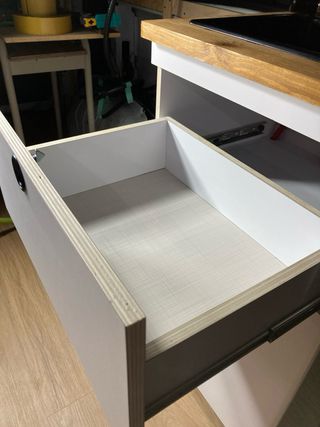 Mueble Fregadero Camper con nevera coolzone 85L