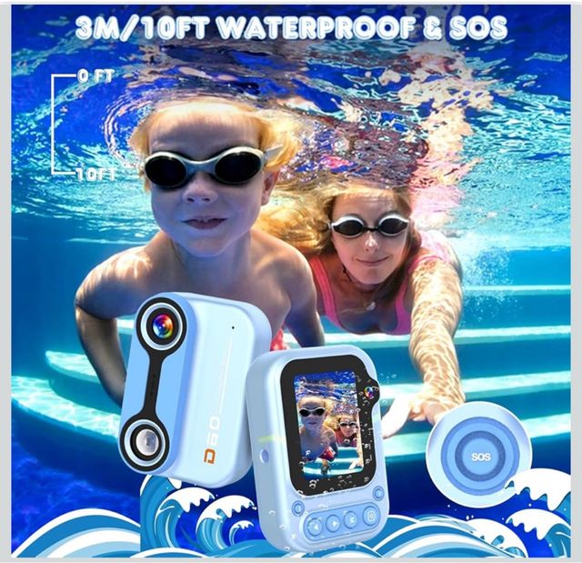 Cámara Sumergible Infantil 12MP 1080p