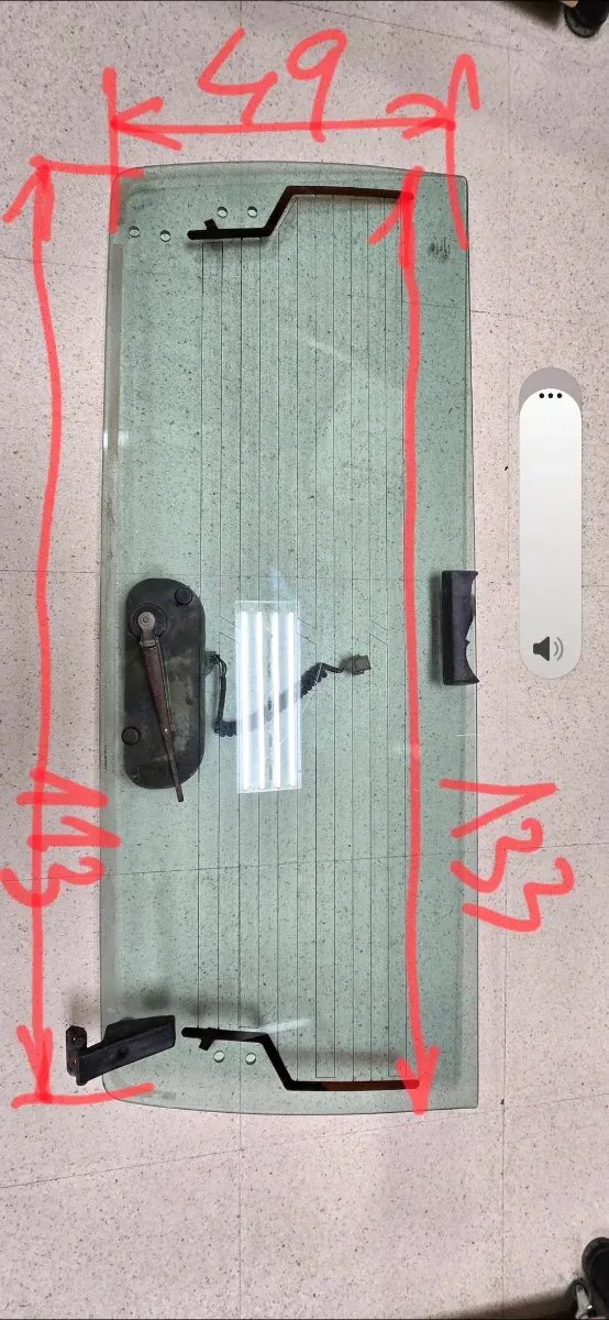 Cristal trasero Nissan Patrol