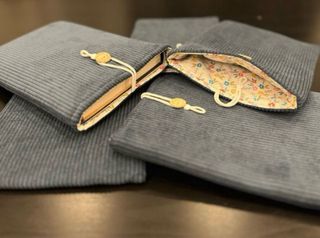 Funda de pana para libros