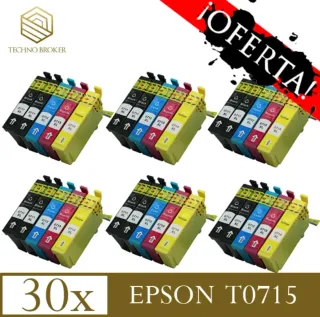 EPSON T0711 - 2 - 3 - 4 - 5 COMPATIBLE PACK 30