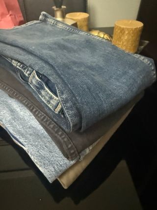 Pantalón cargo Bershka azul talla M