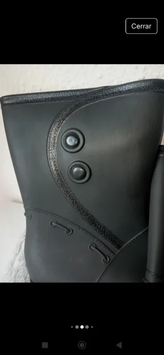 Botas de agua negras talla 39 sin estrenar