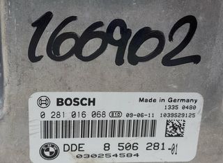 Dde8506281 centralita motor bmw serie 120d 1121914