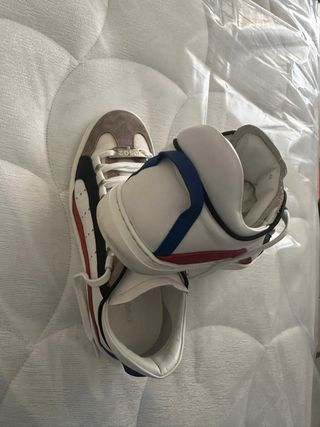 Scarpe Dsquared2 Uomo Pelle Bianco Rosso Nero