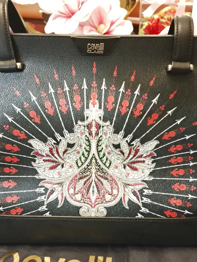 Bolsa Tote Cavalli Class Preta