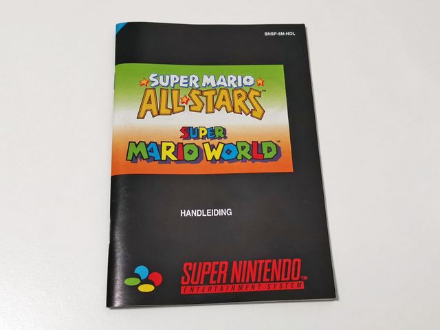 Manual Super Mario All Stars | SNES | PAL HOL