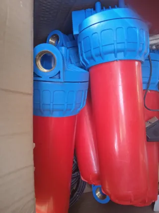 Filtros azules para bomba de agua 10€ unida 3x30€
