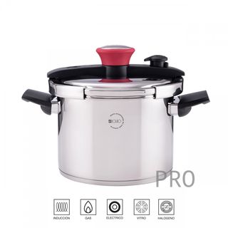Olla a Presión de Acero Inoxidable SAN IGNACIO El Bohío de 6L