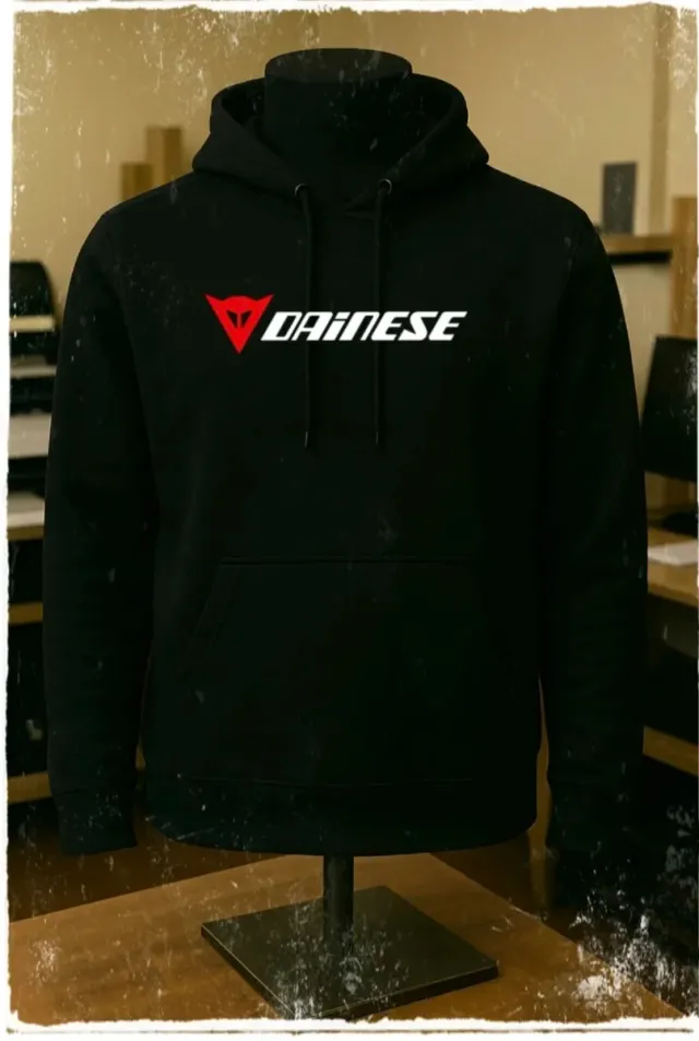 Sudadera Dainese Negra Calidad Premium