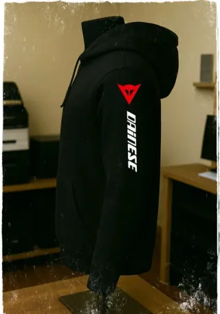 Sudadera Dainese Negra Calidad Premium