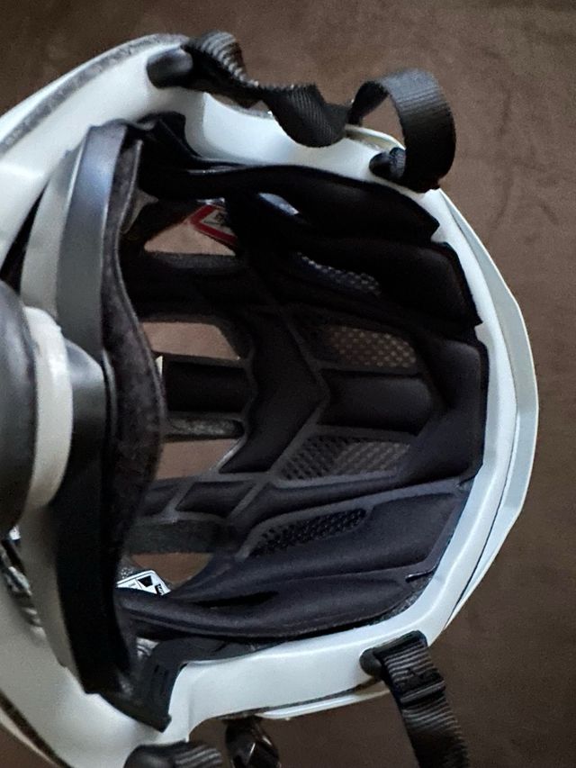 2 Cascos MTB Seven IDP Blanco y Naranja talla XS