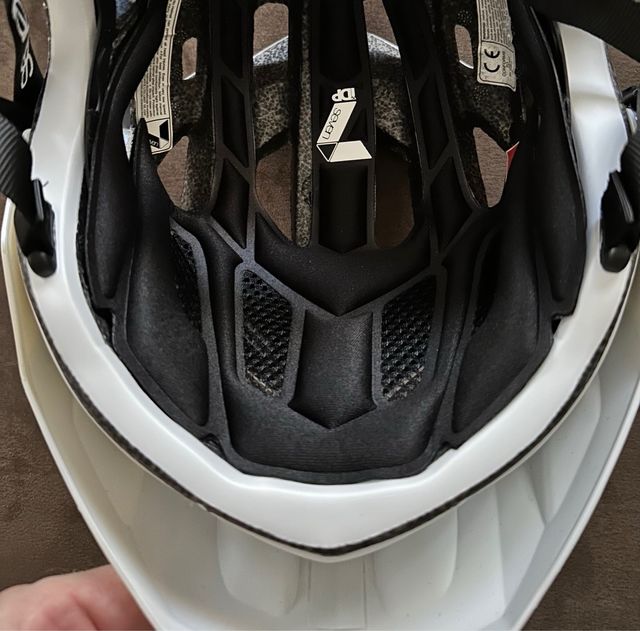 2 Cascos MTB Seven IDP Blanco y Naranja talla XS