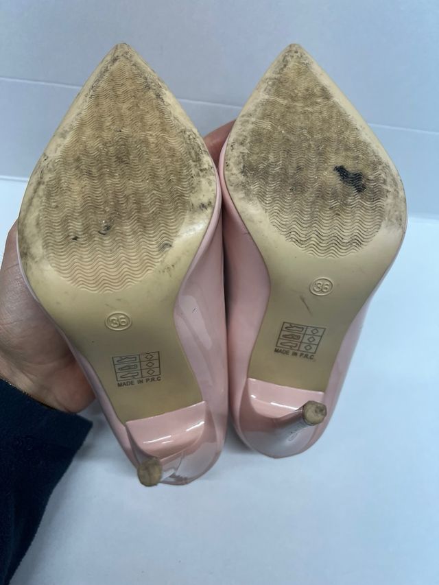 Tacchi a spillo rosa tg 36