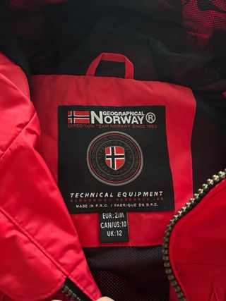 Chaqueta Geographical Norway Roja