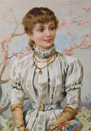 Cromos, estampas, postales antiguos estilo victoriano 1900 - 1920.