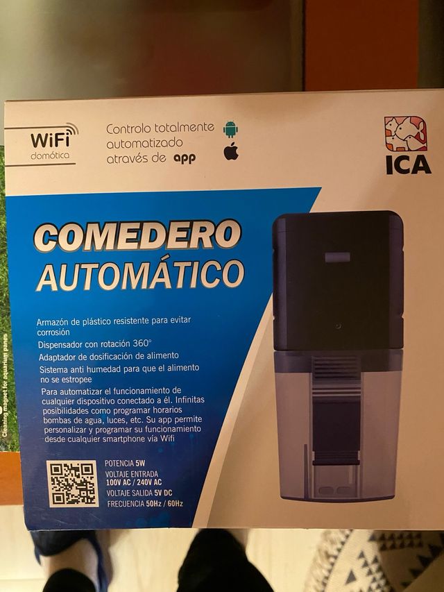 Comedero Automático ICA WiFi Acuario