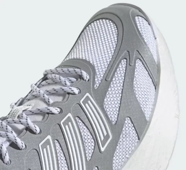 Zapatillas Adidas Adizero Gris y Blanco