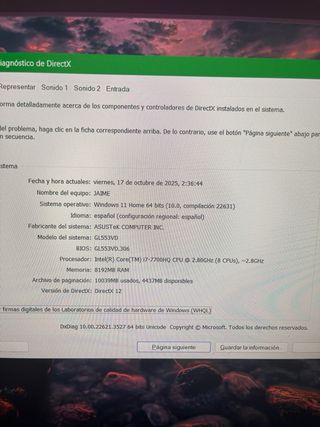 Portátil Asus ROG STRIX