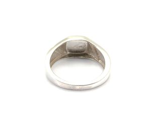 sello plata 925mm con piedra t. 22 (19,74 mm)