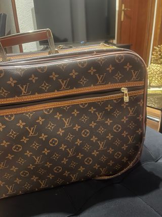 Bolso Louis Vuitton Vintage Marrón y Beige