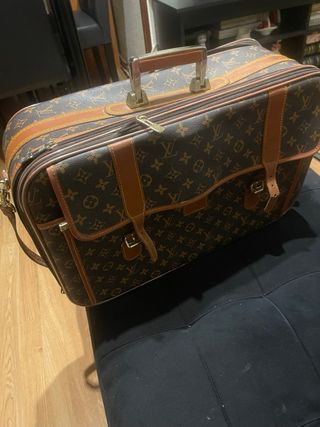 Bolso Louis Vuitton Vintage Marrón y Beige