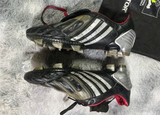 Adidas Predator Scarpe Calcio Nere Rosse