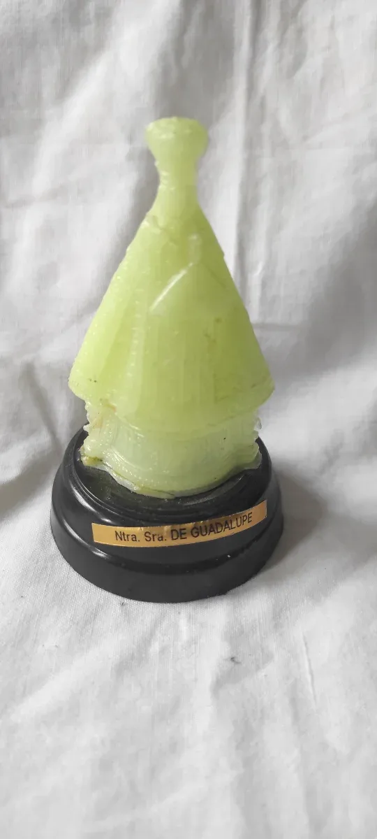 Imagen Virgen de Guadalupe fluorescente