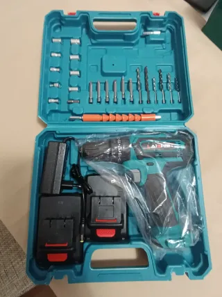 Taladro Inalámbrico atornillador y Percutor LALXHI