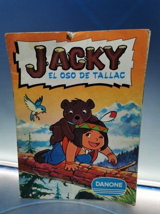 ÁLBUM DE CROMOS JACK EL OSO DE TALLAC. DANONE. INCOMPLETO.