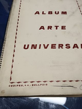 Álbum Arte Universal (Cedipsa, S.A. - Bellpuig) - Años 70 incompleto