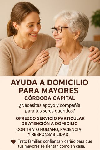 AYUDA A DOMICILIO- CÓRDOBA CAPITAL