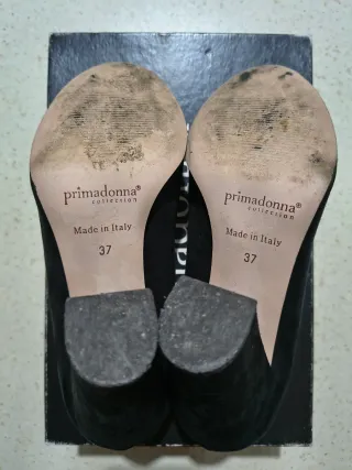 Décolleté scamosciate nere