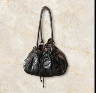Bolso Armani Exchange Negro Plateado