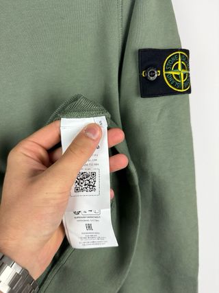 Green Stone Island sweatshirt 2025