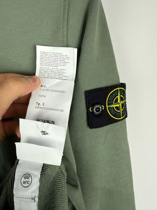 Green Stone Island sweatshirt 2025