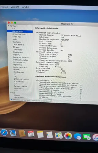 MacBook Air 2020 Plata/Gris Espacial