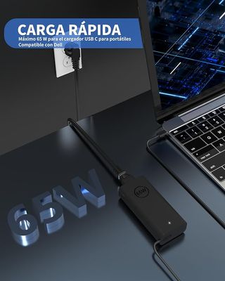 SMMKOXOI Cargador 65W USB-C DELL Latitude 5420