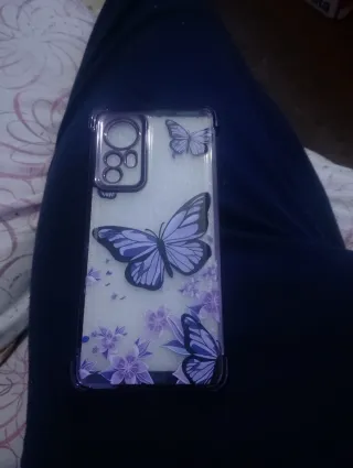 Custodia per Xiaomi 12 X Purple Butterflies