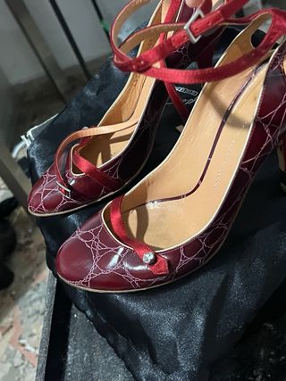 Scarpe Giuseppe Zanotti rosse con tacco