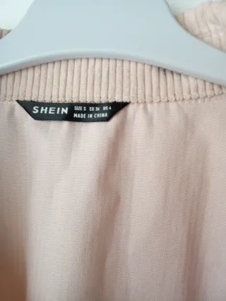 Sobrecamisa pana rosa Shein