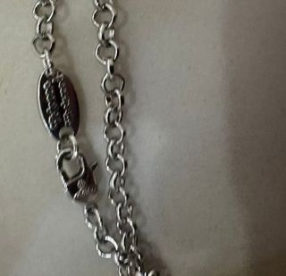 Collar Vivienne Westwood Planeta Plata azul