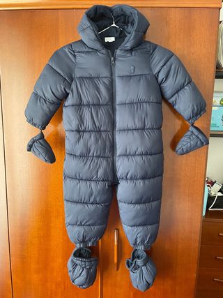Buzo invierno desmontable manoplas patucos