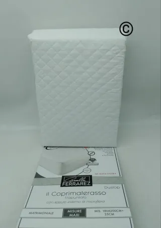 Coprimaterasso trapuntato Dustop traspirante 