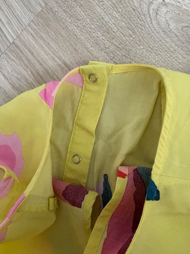 Vestido Bimba y Lola Amarillo Estampado
